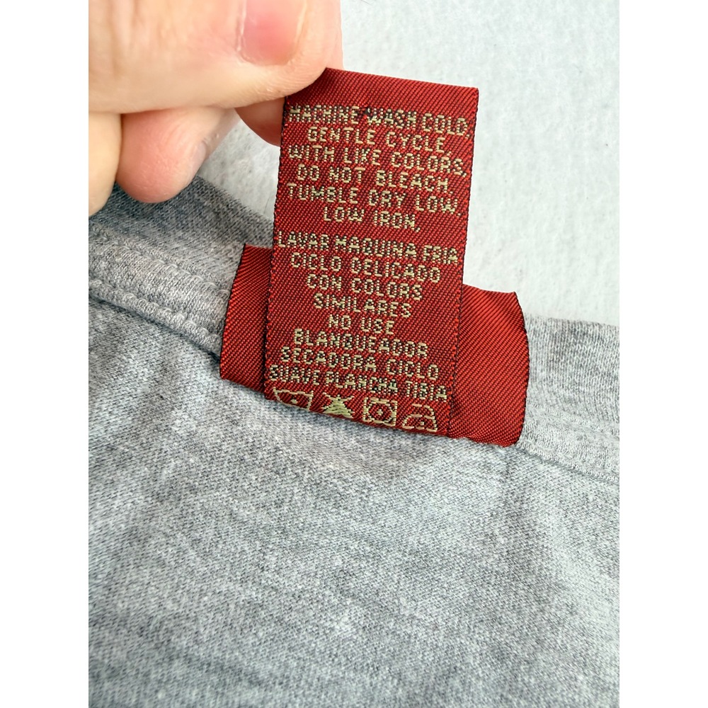 Red Oak Florida State Seminoles V-Neck Colorblock Long Sleeve Shirt Red Gray S - Picture 5 of 12